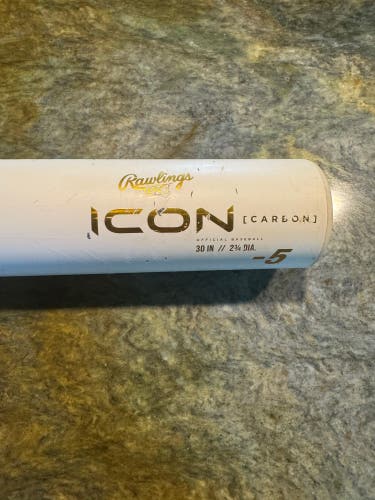 Rawlings Icon Composite USSSA Certified Bat (-5) 25 oz 30" (Used)