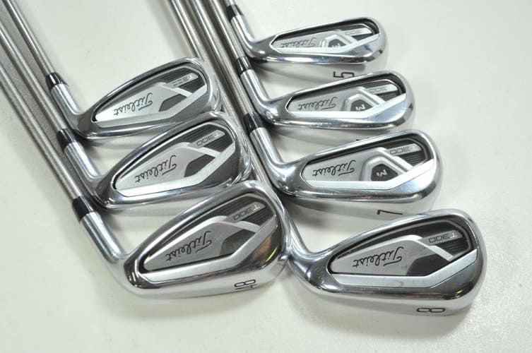 Titleist T300 2021 5-PW,48* Iron Set Regular Flex Right SteelFiber 80  # 199462