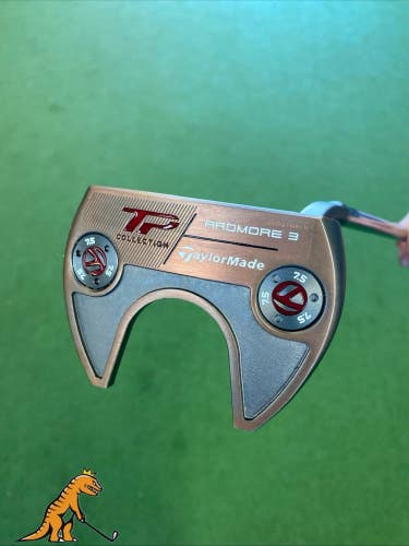 Used RH TaylorMade TP Collection Ardmore 3 Copper 34 Mallet Putter + HC