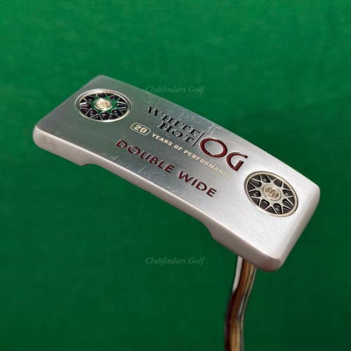Odyssey 2022 White Hot OG Double Wide 34" Putter Golf Club Stroke Lab w/ HC