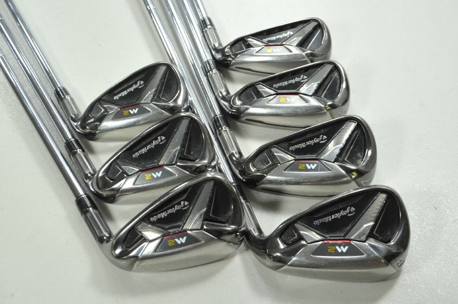 TaylorMade M2 2016 5-PW,AW Iron Set Regular Flex Right Reax 88g Steel # 199552