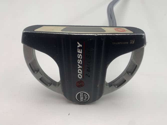 Odyssey White Steel 2-Ball SRT Putter 35" Mens RH
