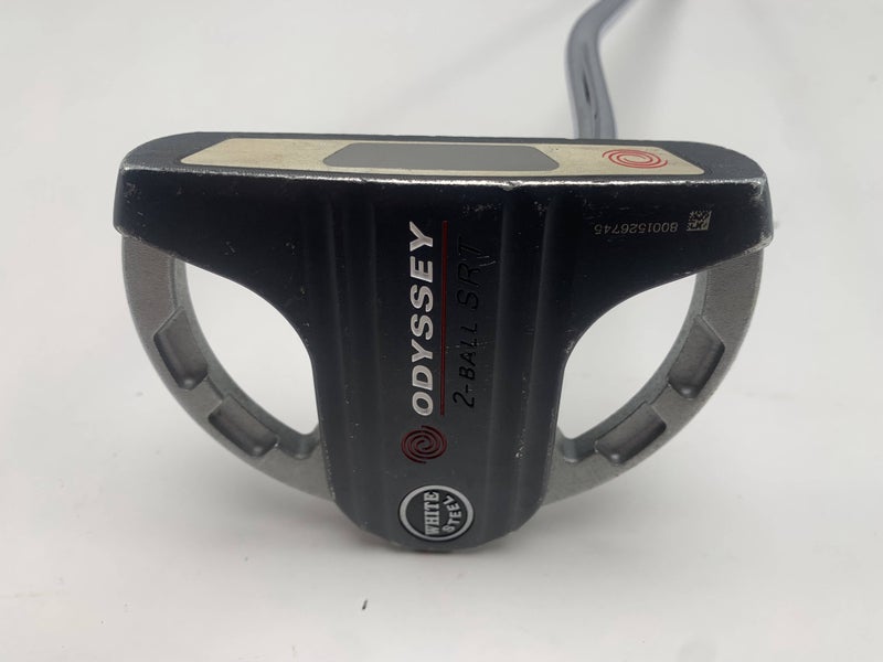 Odyssey White Steel 2-Ball SRT Putter 35" Mens RH