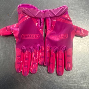 Used Battle Sports FB GLOVES FB Gloves Pink SM 11849-S000029629