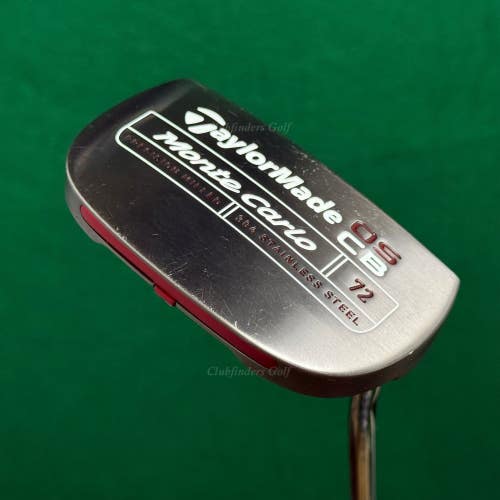 TaylorMade OS CB Monte Carlo 72 35" Double-Bend Mallet Putter w/ HC