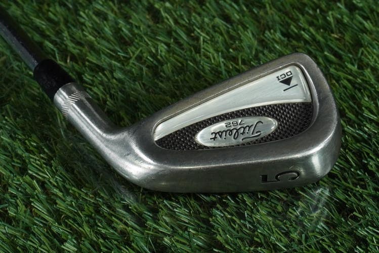 TITLEIST 762 DCI 5 IRON TRUE TEMPER DYNAMIC GOLD STEEL S300 STIFF FLEX RH