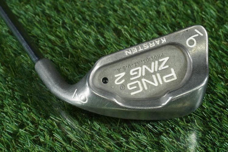PING ZING 2 KARSTEN 9 IRON STEEL JZ STIFF FLEX BLACK DOT RH ~ L@@K!!