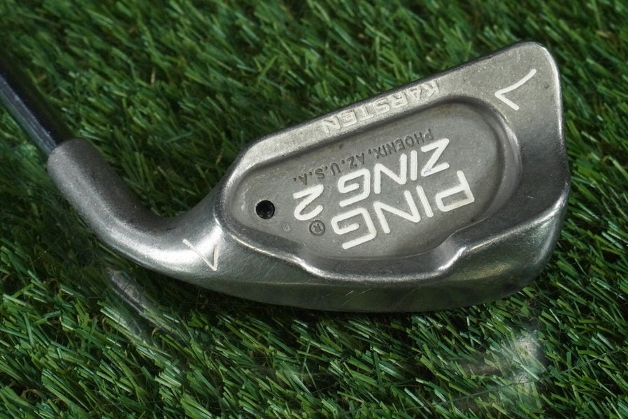 PING ZING 2 KARSTEN 7 IRON STEEL JZ STIFF FLEX BLACK DOT RH ~ L@@K!!