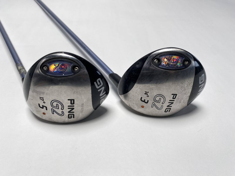 Ping G2 3 & 5 Fairway Wood Set 14* 17* TFC100 Ladies Graphite Womens RH