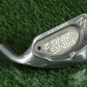 PING ZING 2 KARSTEN PITCHING WEDGE "W" STEEL JZ STIFF FLEX BLACK DOT RH ~ L@@K!!
