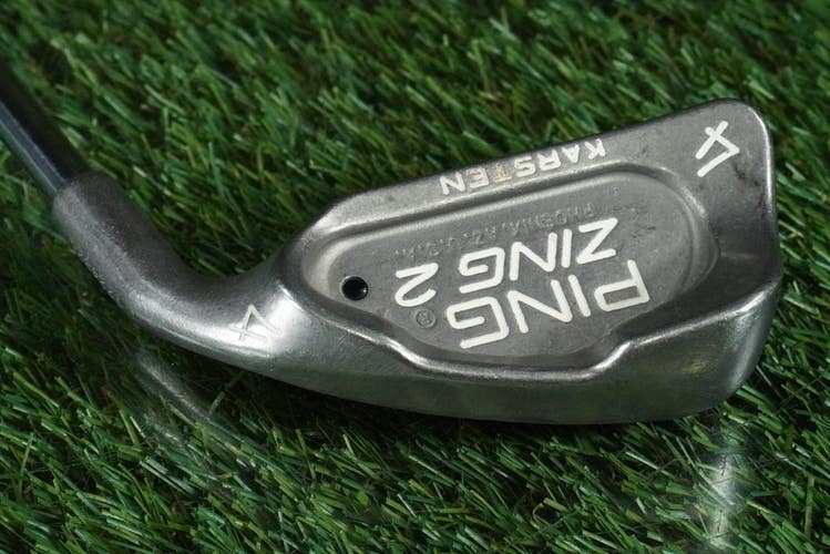 PING ZING 2 KARSTEN 4 IRON STEEL JZ STIFF FLEX BLACK DOT RH ~ L@@K!!