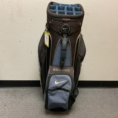 Used Nike Mens Cart Bag Black And Carolina Blue 11855-S000187962