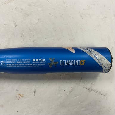 Used Demarini CF UFX-21 USA 2 5/8 Baseball Bat Royal Blue 31" 11855-S000187952