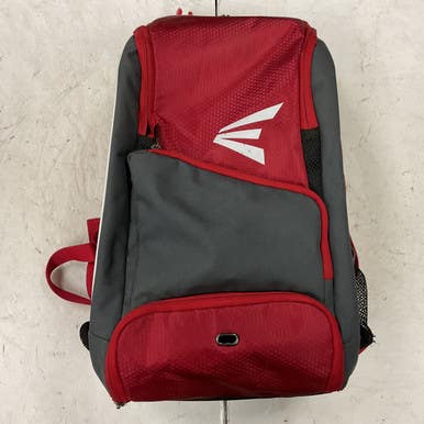 Used Easton GAME READY BB/SB Player Backpack Grey And Red 11855-S000187957