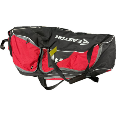 Used Easton BB/SB Wheeled Catcher Bag Black And Red 11855-S000187961