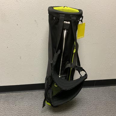 Used Ping L8 Mens Stand Bag Black And Neon Green 11855-S000187921