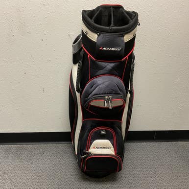 Used Adams Golf Mens Cart Bag White/Black/Red 11855-S000187912