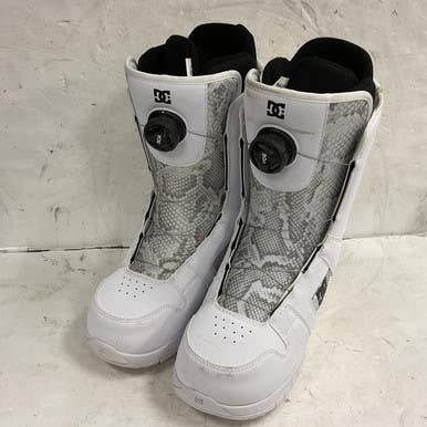 Used DC Shoes W PHASE BOA 2023 Womens Snowboard Boots White And Grey Senior 8.5 11855-S000187910