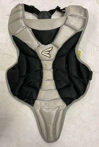 Used Easton CATCHER CHEST PROTECTOR Catchers Chest Protector Grey And Black Youth 11855-S000188072