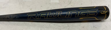 Used Rawlings BB1V3 BB/SB High School -3 Bat Navy Blue 33" 11855-S000188067