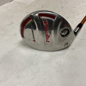 Used Adams Golf RPM LOW PROFILE Mens Fairway Wood LH 3 Wood 11855-S000188017