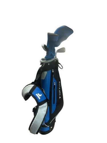Used Top Flite JR GOLF SET Jr Package Set RH Royal Blue 8 Piece 11833-S000164641