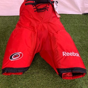 Red Senior Large Reebok HP520 Hockey Pants Pro Stock Carolina Hurricanes (New)