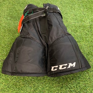Black Youth Medium CCM Tacks 9550 Hockey Pants (New)