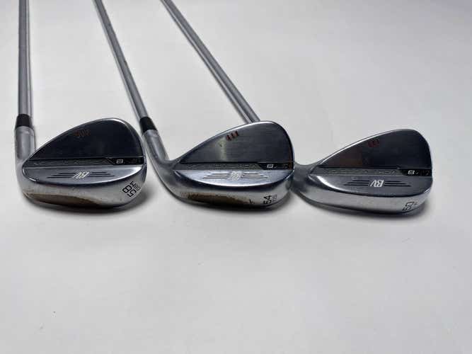 Titleist Vokey SM8 Raw Wedge Set 50* 12 | 54* 10 | 58* 8 Wedge Steel RH