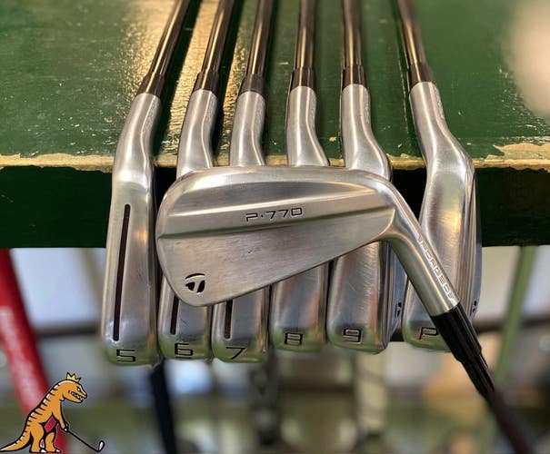 2025 TaylorMade P770 Forged Iron Set 4-PW KBS Tour Black Stiff Flex Steel