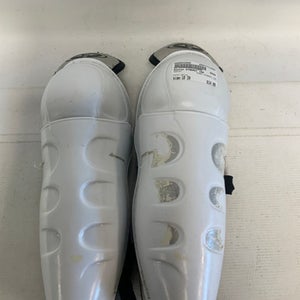 Used Easton SYNERGY 100 Junior Shin Guards White 10" 11823-S000032890