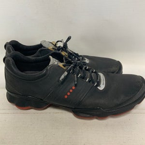 Used Ecco Mens Golf Shoes Black Senior 9 11823-S000032872