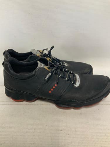 Used Ecco Mens Golf Shoes Black Senior 9 11823-S000032872