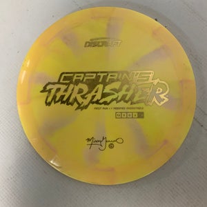 Used Discraft CAPTAINS THRASHER Disc Golf Driver Yellow 11823-S000032849