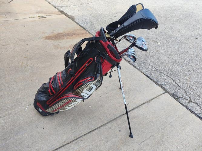Callaway Wilson 12 Piece Left Handed Regular Flex Golf Set Sun Mountain Bag LH