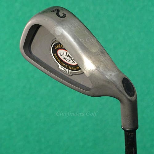 Callaway Great Big Bertha Tungsten Titanium Single 2 Iron RCH 96 Graphite Firm