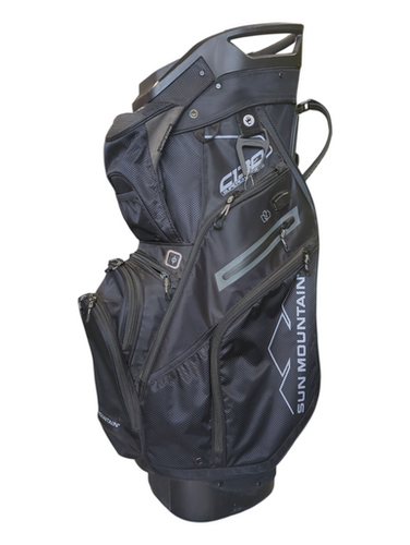 Used Sun Mtn C-130 SUPERCHARGE Mens Stand Bag Black 11862-S000089861