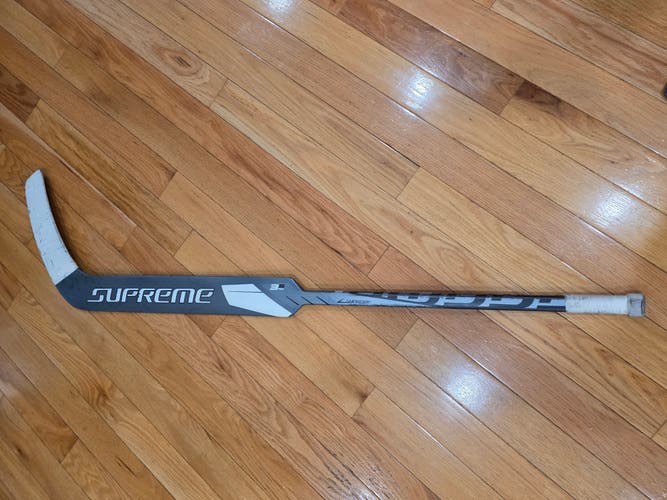 Intermediate Bauer Supreme 3S Pro Regular Goalie Stick 23" Paddle (Used)