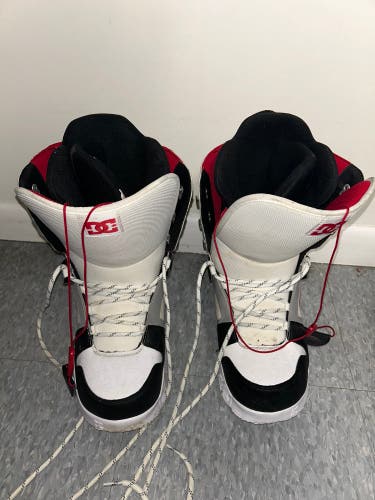 Men's Size M 10.0 (W 11.0) DC Phase Snowboard Boots Adjustable Flex All Mountain (Used)