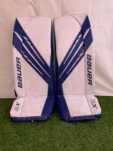 Medium 31+ Intermediate Bauer Vapor 3X Goalie Leg Pads (Used)