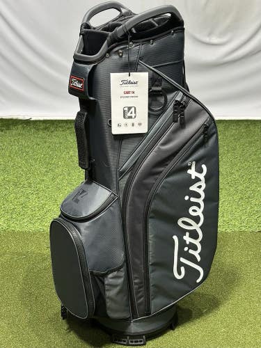 Titleist Cart 14 Golf Cart Bag TB22CT6 Charcoal/Graphite/Black NEW!