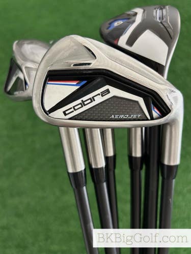 Cobra King Aerojet Hybrid Iron Set 5h-G / KBS PGI 65 A Flex Senior Graphite