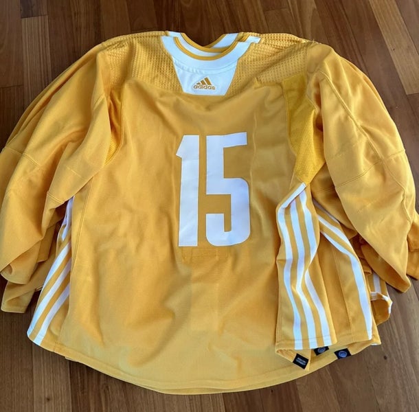 Jake Leschyshyn 15 MiC Team Issued Used Worn Adidas Authentic Practice Jersey New York Rangers 56