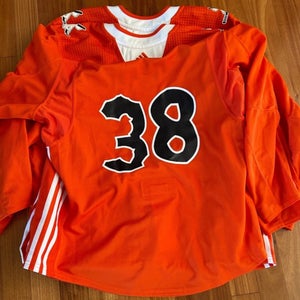 Micheal Haley 38 MiC Team Issued Used Worn Adidas Authentic Practice Jersey New York Rangers 56