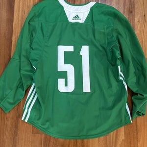 Tarmo Reunanen 51 MiC Team Issued Used Worn Adidas Authentic Practice Jersey New York Rangers 54