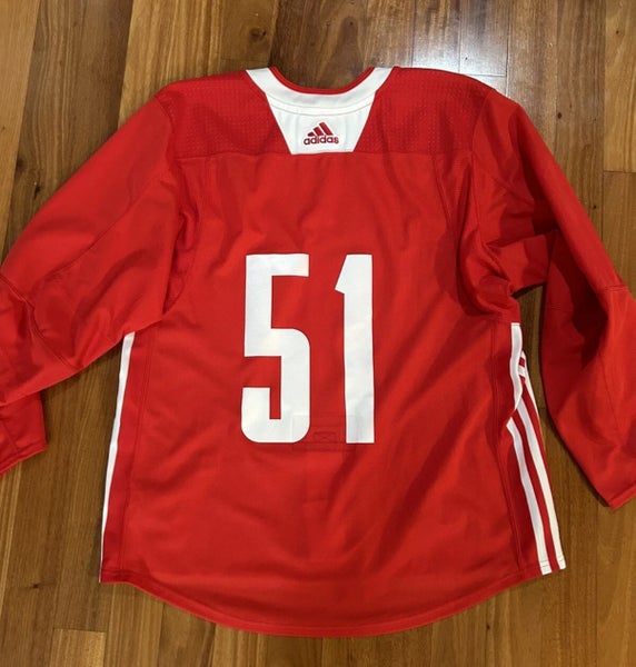 Tarmo Reunanen 51 MiC Team Issued Used Worn Adidas Authentic Practice Jersey New York Rangers 54