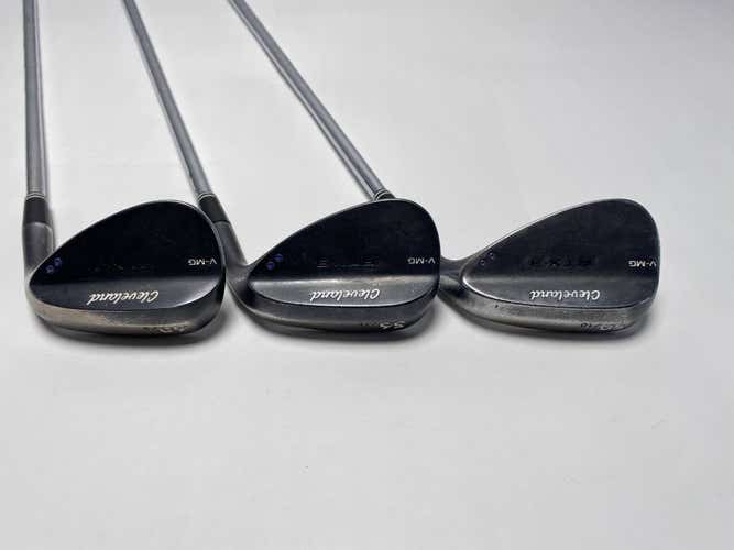 Cleveland RTX 3 Black Satin Wedge Set 50* 10 | 56* 11 | 60* 9 TT DG Mens RH