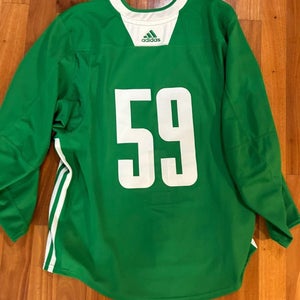 Karl Henriksson 59 MiC Team Issued Used Worn Adidas Authentic Practice Jersey New York Rangers 54