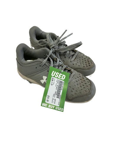 Used Under Armour LEADOFF BB/SB Cleats Grey Junior 01 11692-S000136726