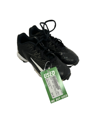 Used Nike VAPOR ULTRAFLY BB/SB Cleats White And Black Junior 01.5 11692-S000136887